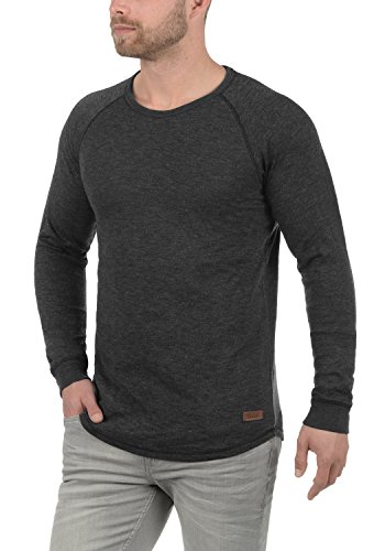 Solid Tom Maglia Maglie a Maniche Lunghe da Uomo