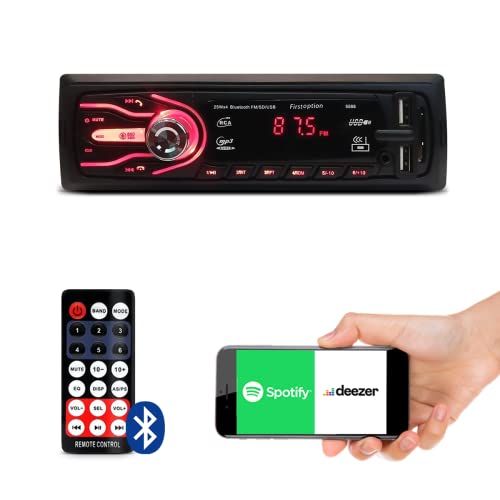 Rádio Automotivo MP3 Player First Option 5566 Bluetooth USB Som Carro