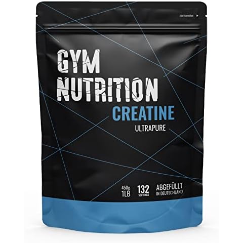 CREATIN PULVER - Creatin Monohydrat Pulver - Ultra Reinheit ohne Zusätze - Kreatin Monohydrat - Optimal Hochdosiert - Ultrapure Creatine Monohydrate Pulver 100% Vegan - In Deutschland abgefüllt Cover