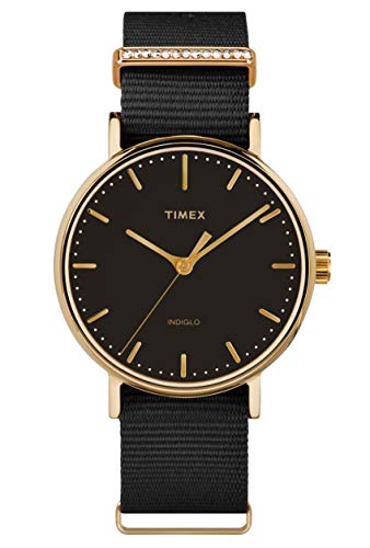 Timex Fairfield Quartz Movement Black Dial Ladies Watch TW2R49200