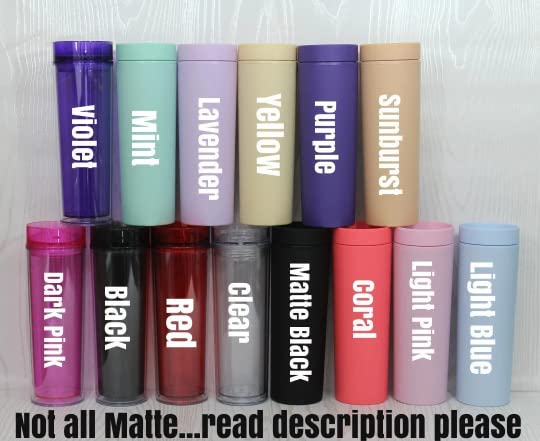 Miniatura 7 de Personalized Skinny Tumbler with Lid and Straw - Monogrammed Tumbler - Custom Tumbler - 16 oz Tumbler - Skinny Tumbler with Straw (Light Pink)