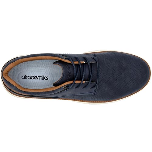 Image of AKADEMIKS Mens Dayton Oxford, Comfortable Footwear for Formal and Casual Wear