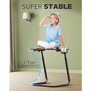 SAIJI TV Tray Table - Heavy Duty Extra Large TV Tray, Upgraded TV Dinner Trays for Eating Snack Food, Tilt & Height Adjustable TV Tray Laptop Desk for Sofa & Bedside Small Table SAIJI TV Tray Table Heavy Duty Extra Large TV Tray Upgraded TV Dinner Trays for Eating Snack Food Tilt Height Adjustable TV Tray Laptop Desk for Sofa Bedside Small Table