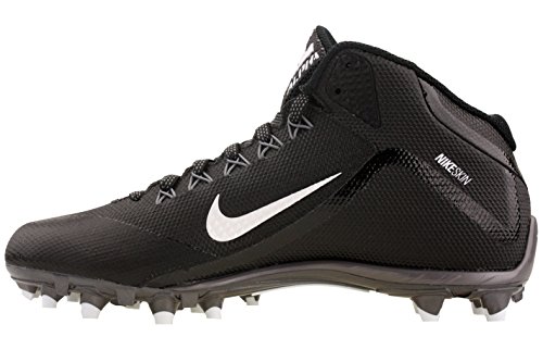 image for Nike Mens Alpha Pro 2 3/4TD Football Cleats 719927 010 ( Black/Metalli