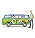 Cardboard People Hippie Bus Stand-in Life Size Cardboard Cutout Standup