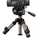 Produktbild TronicXL Tripod 17W Stativ für Webcam kompatibel mit Logitech C920 Brio 4K C925e C922x C922 C930e C930 C615 Kamera Microsoft Lifecam Studio Zoom-Call Zubehör Home-office Schreibtisch Ständer Aukey