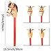 TOSAMZOO 4 Pieces Inflatable Stick Horse Inflatable Horse Head Stick Balloon Funny Stick Horse Toy for Kids Inflatable Horse on a Stick for Birthday Cowboy Party Supplies(37 Inch Brown & Pink)
