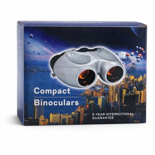 Hunter 8X Mini Binoculares Compactos 21mm Ruby Lentes miniatura 7