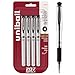 uni-ball 207 Impact Gel Pens, Bold Point (1.0mm), Black, 4 Count