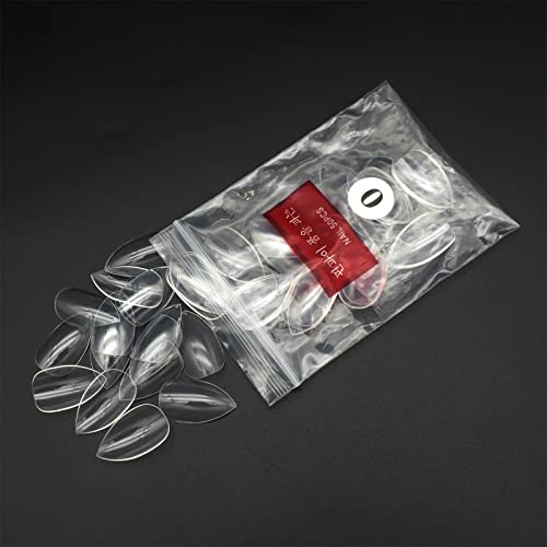 500 Pezzi Unghie Finte Mandorla Corte French