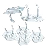 Crochets pour panneau perforé : robustes et durables, fabriqués à partir de matériaux métalliques, forte capacité de charge et longue durée de service, crochets pour panneau perforé en métal.