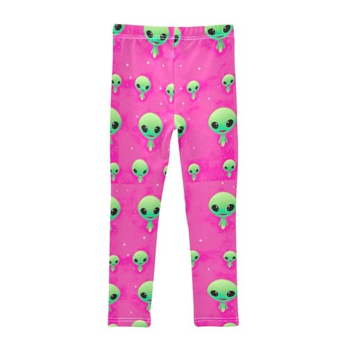 Girls' Leggings Green Aliens Kids Yoga Tights Pants 1 Pack 208572002