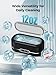 Miorcols Ultrasonic Jewelry Cleaner, 48KHz Ultrasonic Cleaner Machine for Jewelry, Glasses, Rings, Retainers, Watch Strap, Dentures, 304 Stainless Steel 12oz Cleaning Pod - Black
