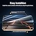 NEW'C 3 Pack Designed for iPhone 17, 17 Pro, iPhone 16 Pro Screen Protector (6.3 inches), Enhanced Tempered Glass Protection with Easy Installation Tool Included,Case Friendly Ultra Resistant