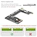 ElectroCookie PCIe to M.2 NVMe SSD HAT Board for Raspberry Pi 5 – Supports Key-M 2230 & 2242 SSD Sizes (ECR5_SSDS)