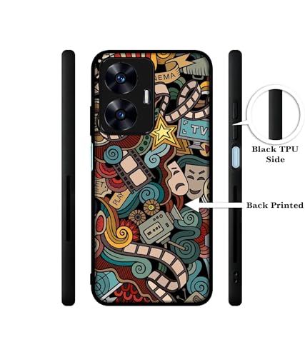 Image of Movies Design Premium 2D Printed Metal Back Case Cover for Realme C55 4G / Narzo N55 4G