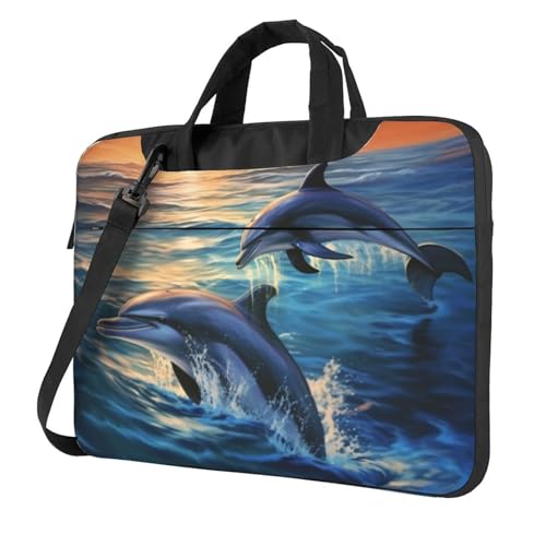 Sac pour ordinateur portable dauphins contre les chocs du quotidien