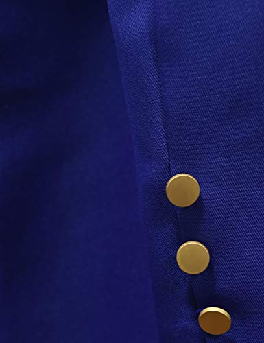 Crubelon Men‘S Steampunk Vintage Jacket Gothic Victorian Frock Coat Uniform thumb #3