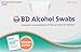 BD Alcohol Swabs 100 Each White