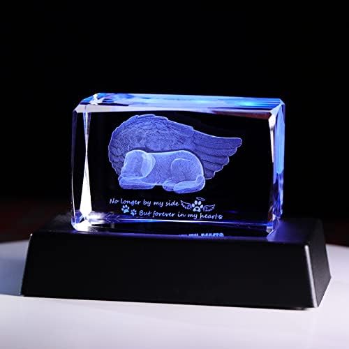 3D Crystal Gift Engraved Horse Figurine Ornament with LED Stand Birthday Gifts for Horse Lovers Horse Gifts for Women Girls