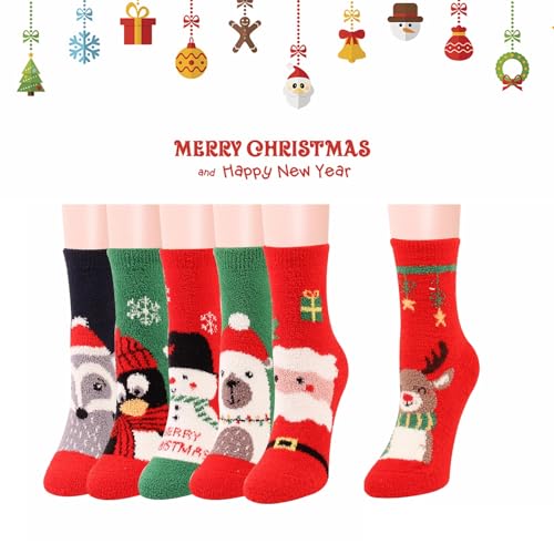 Image of Women Crew | 4 Pairs Smiley Face Print Red Heart Preppy Design Fruit Graphic Cute Girls Cotton Socks | US 6-8