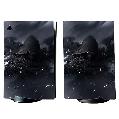 Image of PlayVital Shadow Assassin Full Set Skin Decal for ps5 Console Digital Edition, Sticker Vinyl Decal Cover for ps5 Controller & Charging Station & Headset & Media Remote
