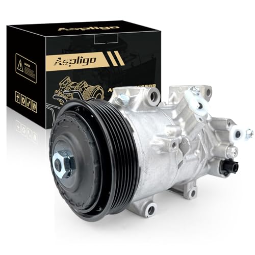 Aspligo Air Conditioner AC Compressor Fits for Toyota Corolla 1.8L 2014-2022, Corolla iM 1.8L 2017-2018, with A/C Clutch, CO29198C AC Compressor, Replaces 88310-02850, 88310-02851,110MM 6PK