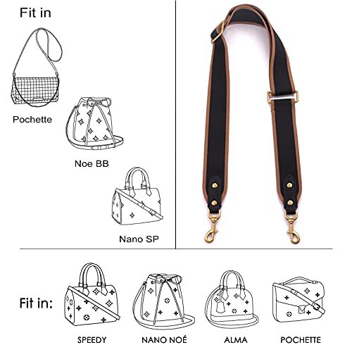 GOXTECH Purse Strap Replacement Crossbody Handbag Stripe Wide Adjustable3