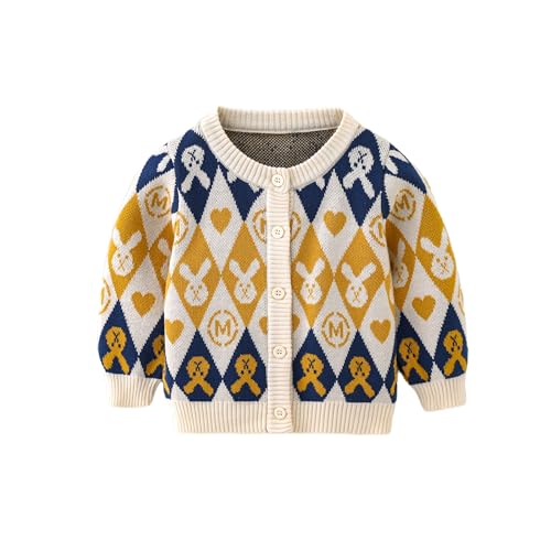 Baby Sweater Fall and Winter Knitted Cotton line Jacket Men and Women Cardigan Newborn Girls Clothing
