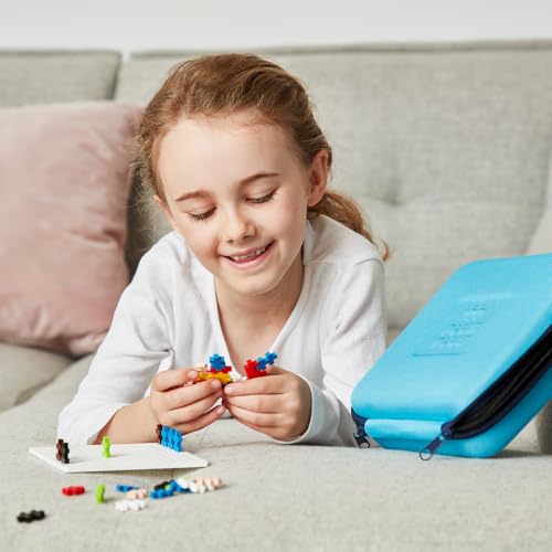 Plus-Plus 9607012 - Set Di Mattoncini Da Costruzione, 100 Pezzi, Colore: Blu - 5