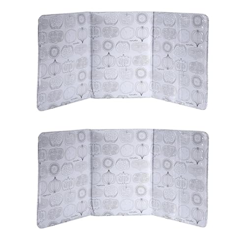 2 Pcs Stove Splatter Guard, Grease Splatter Guard Anti Splatter Shield Splash Guard Oil Splatter Screens Kitchen Cooking Frying Pan Oil Cover