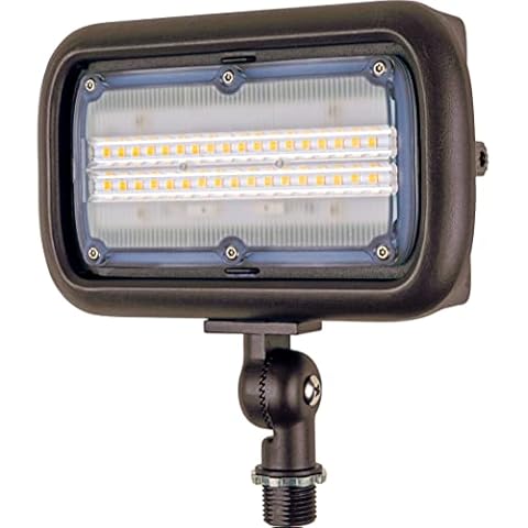 Newhouse Lighting WW30BRZ 30-Watt Outdoor LED Wall Wash Flood Light, Weatherproof, Bronze Cover