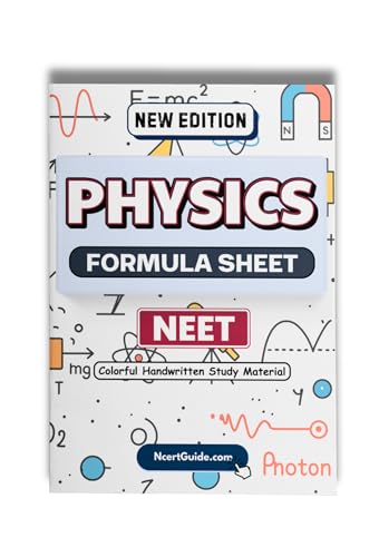 Image of NEET Physics Formula Sheet Handbook New Edition | Handwritten Colorful Notes Book | Quick Revision Guide for Formulas, Derivations & Concepts (Class 11-12 CBSE + NEET Preparation)