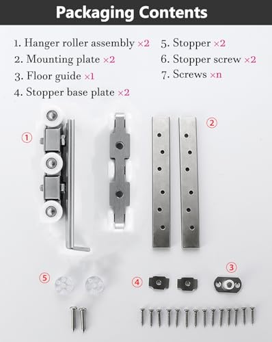 Rail porte coulissante robuste pour optimiser les petits espaces - 4