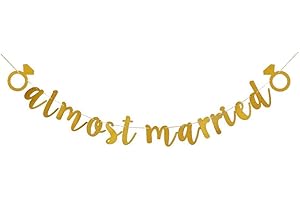 Golden Expressions of Matrimonial Bliss: Almost Married Banner