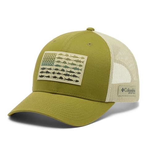 Image of Columbia PFG Fish Flag Mesh Snapback