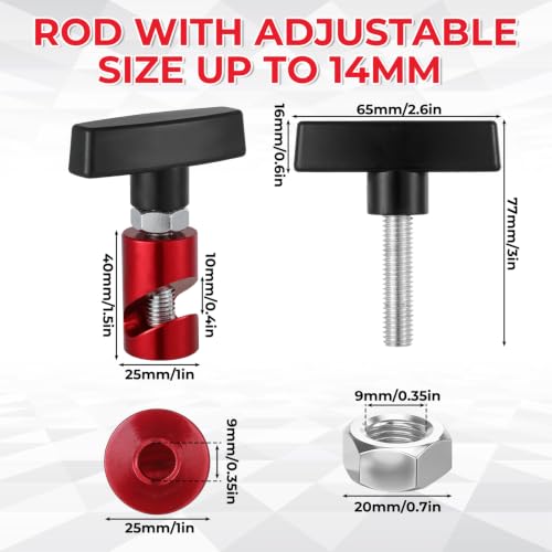 Image of 6 PCS Car Hood Prop Struts Clamp