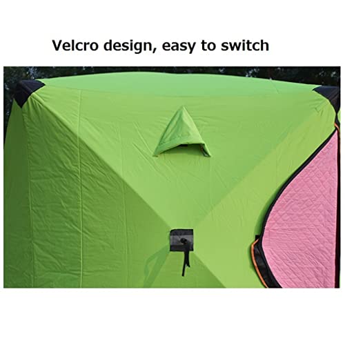 Zhangpeng Verdikte katoenen ijsvissen tent outdoor winddichte winter ijs vissen huis grote ruimte camping warme tent tent (Color : A, Size : 180x180x210cm) - Image 7