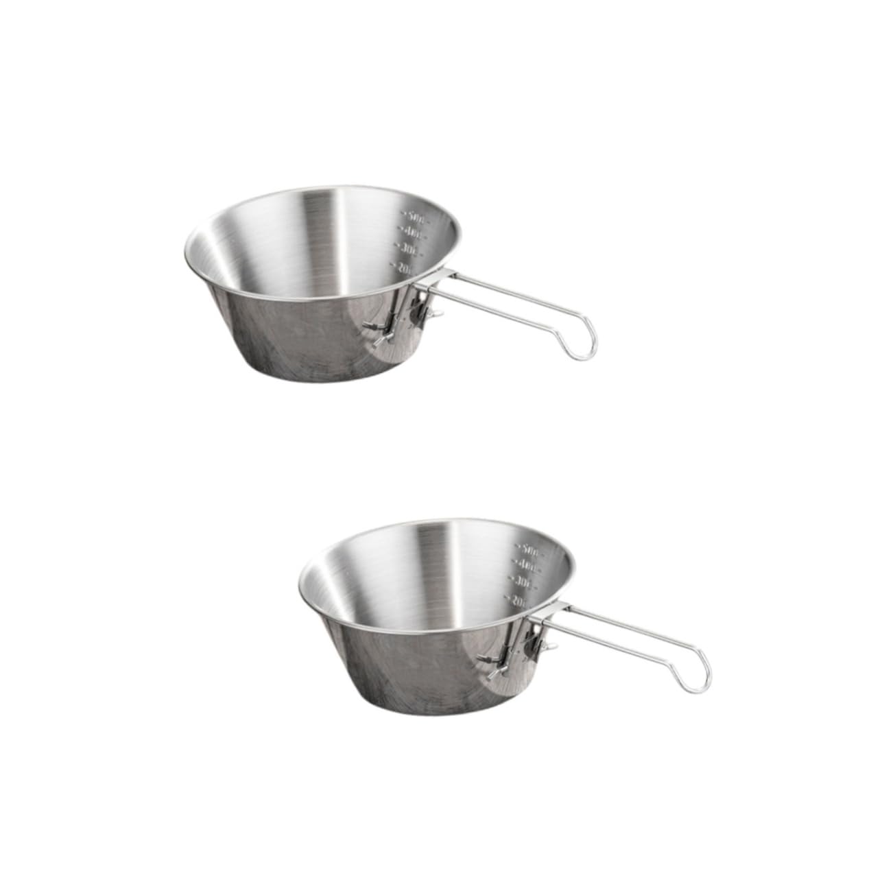 UPKOCH Camping Schalen Rostfreie Multizweck Schalen mit Tragetasche Faltbare Camping Geschirr für Outdoor Aktivitäten und Robust für Picknick und Kochgeschirr