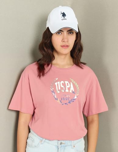 Image of U.S. Polo ASSN. Women's Cotton Oversized Fit T-Shirt