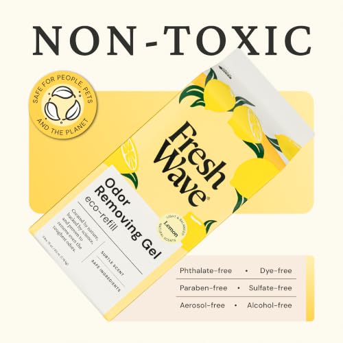 Image of Fresh Wave Odor Eliminator Gel Refill, 63 oz Lemon