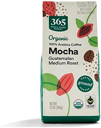 365 by Whole Foods Market, Organic Mocha Ground Coffee, 12 Ounce