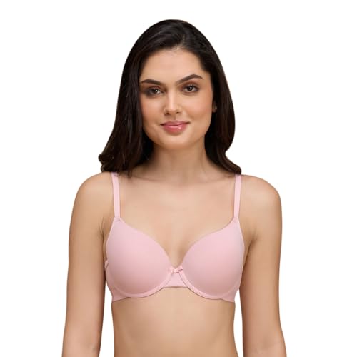 NYKD Women's Cotton Blend Wired Casual Padded Push Up Bra