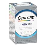 Centrum Men 50+, Multi Vitamin & Minerals Supplement, 60 Tablets | Supports Vitality, Immunity, Heart Health + Cognition
