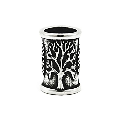 Preisvergleich Produktbild NKlaus Bartperle Haarschmuck Haarperle Darva Lebensbaum 925 Sterlingsilber Lockenperle 6975