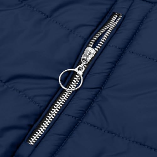 Genérico chaquetones mujer Abrigo Mujer Invierno Chaqueta Con Capucha De Piel Sintética Cálido Acolchada Cortavientos Con Bolsillos Chaquetas Impermeable abrigo plumas - imagen 7