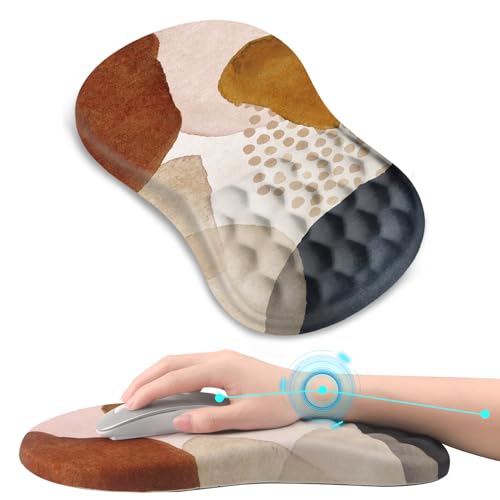 Tapis de souris ergonomique de haute qualité avec repose-poignet en mousse