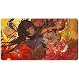 マウスパッド 大型 地獄少女 閻魔あい 浴衣 和風 可愛い デスクマット すべり止め 耐水 耐熱 オフィス デスク 丈夫 多機能 光学式マウス対応 耐洗い表面 厚手 マウスパッド 男女兼用 自宅 仕事 事務 オフィス用品 40X75cm
