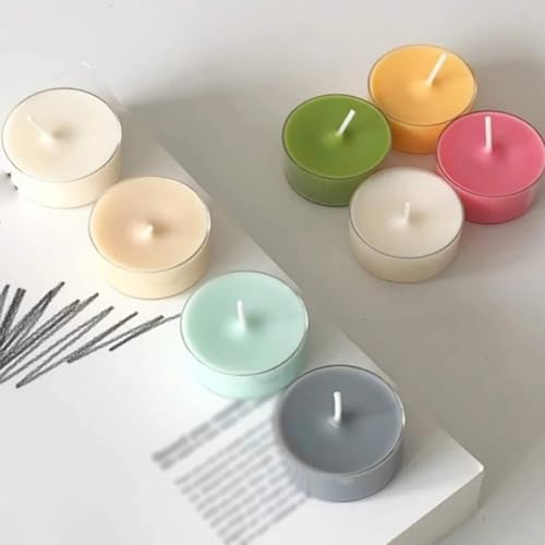 500 pzas Mechas para Velas de Té 2.6 cm Algodón y Metal miniatura 3