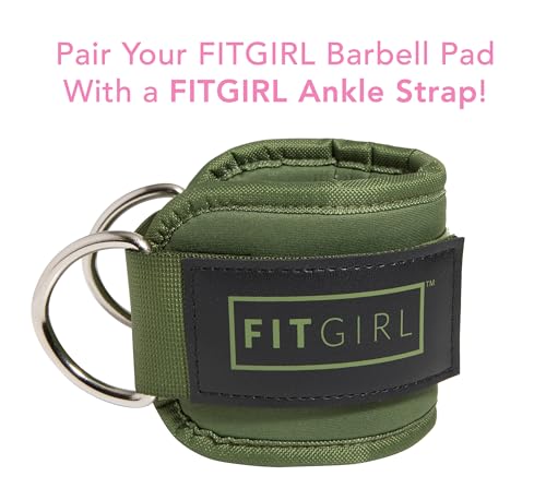 Image of FITGIRL - Squat Pad and Hip Thrust Pad for Leg Day, Barbell Pad Stays in Place Secure, Thick Cushion for Comfortable Squats Lunges Glute Bridges, Olympic Bar and Smith Machine